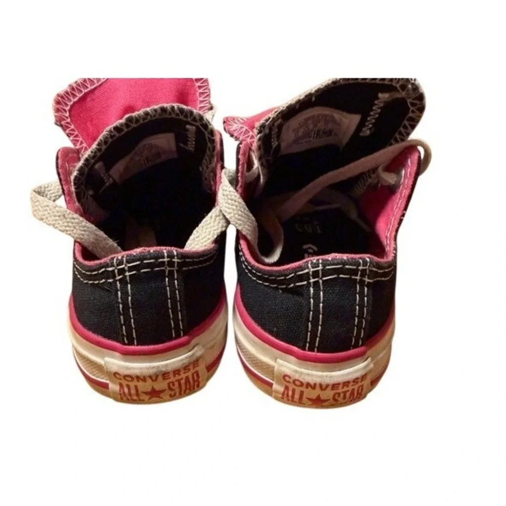 Converse‎ Chuck Taylor All Star Double Tongue Black Pink Kids Shoes Size 11